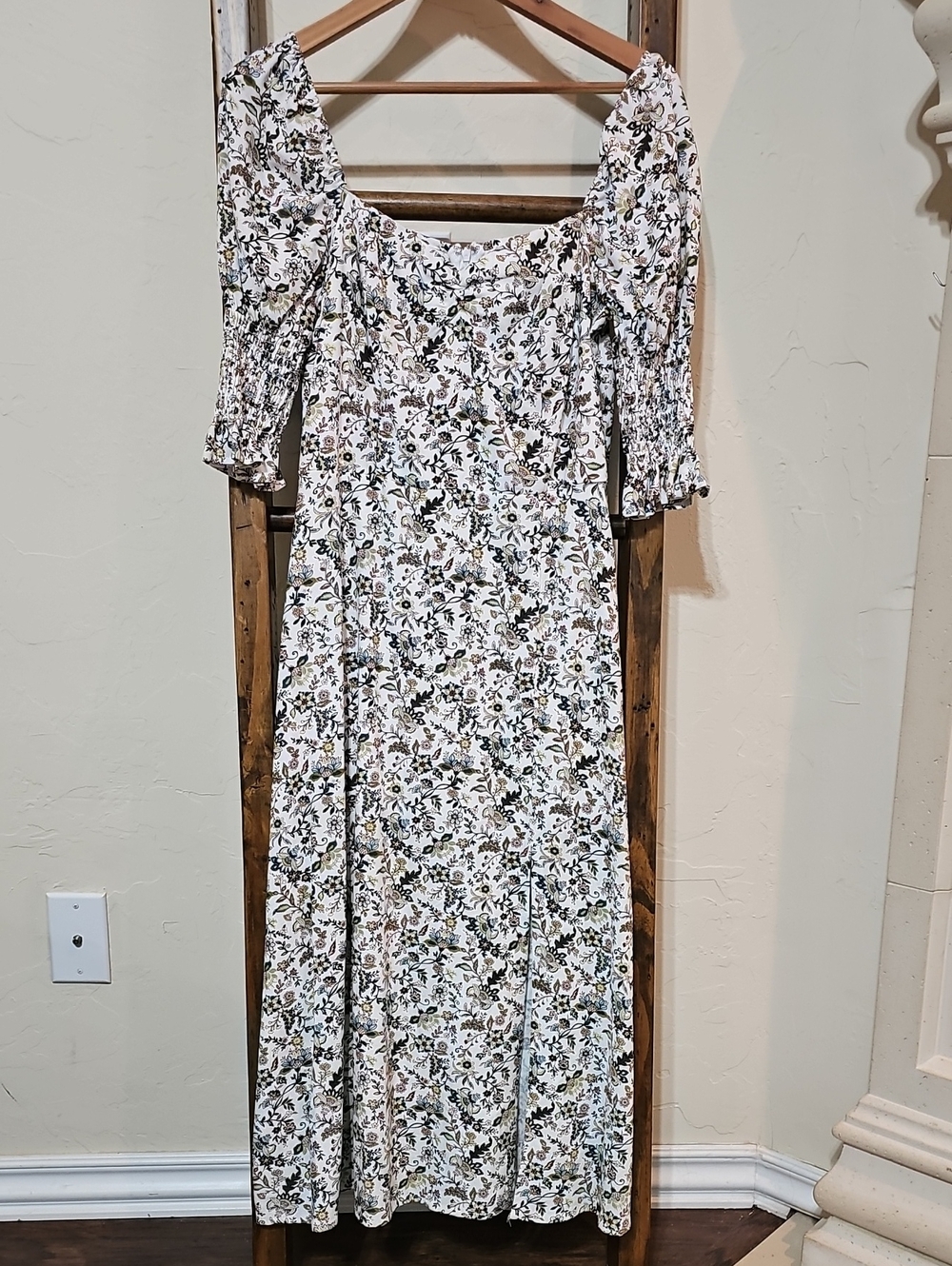Audrey Parks x Francesca's Floral Midi Dress
